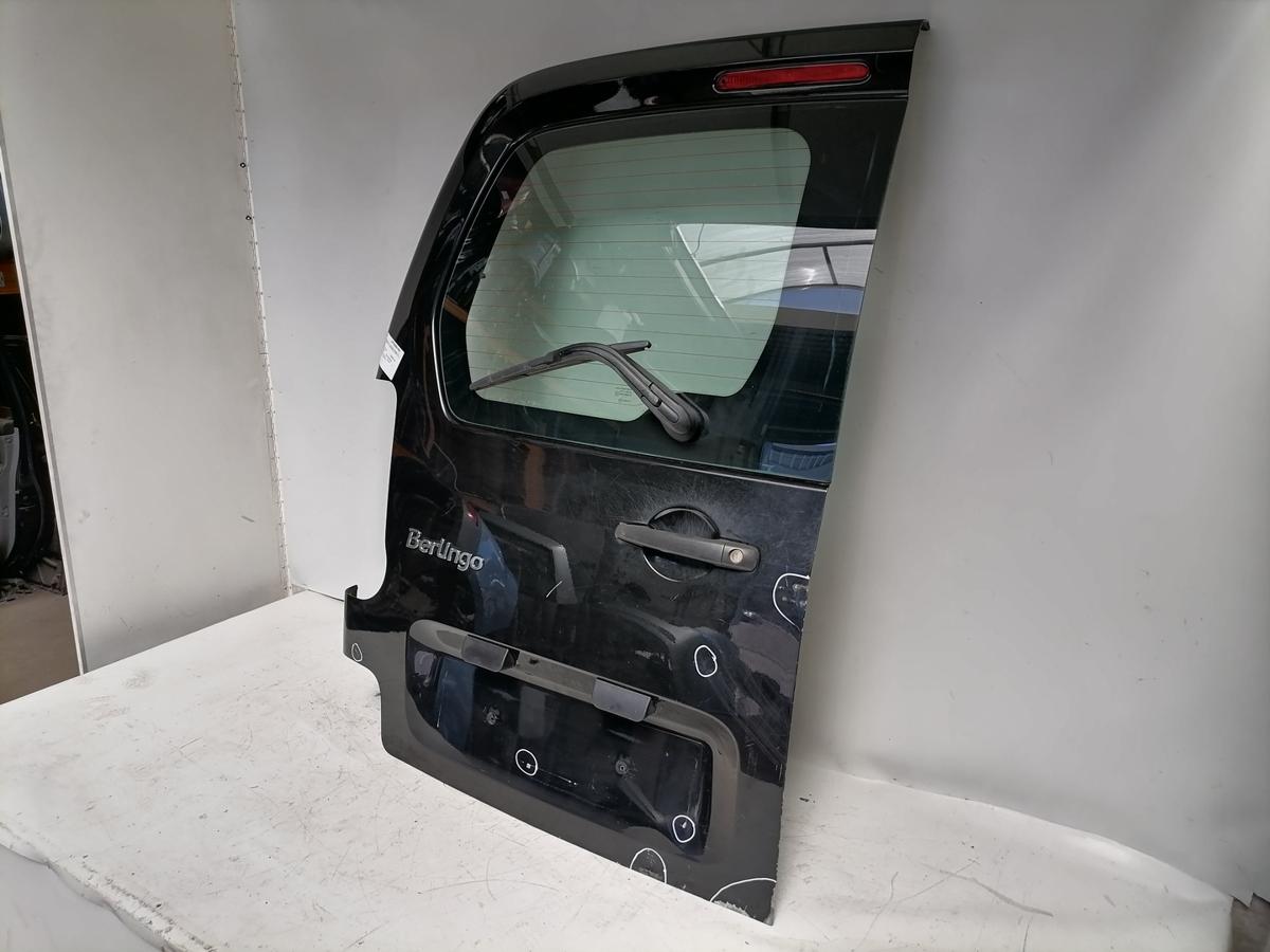 Citroen Berlingo 2 original Fl&uuml;gelt&uuml;r links EXY Onyxschwarz mit Scheibe Bj.2012